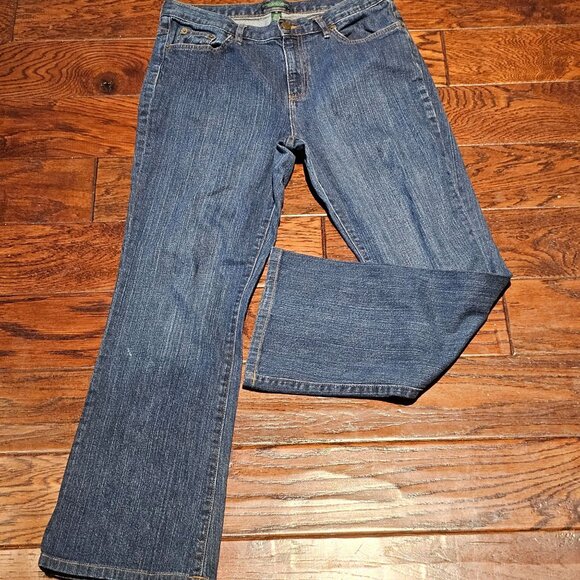 Lauren Jeans Co. Ralph Lauren Bootcut Woman's S 10 90's Denim Jeans Y2K R1441381 - Picture 1 of 10